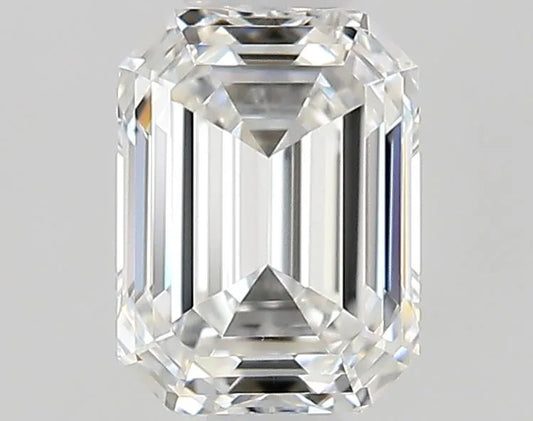 0.88ct Emerald Natural Diamond (Colour G, Clarity VVS2, Cut VG, GIA Certified)